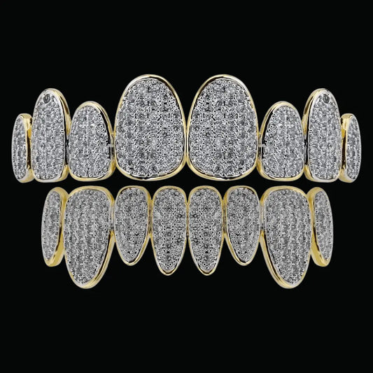 Punk Teeth Caps Iced Out Grillz